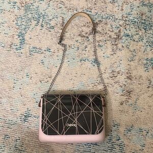 Black and Pink O Bag